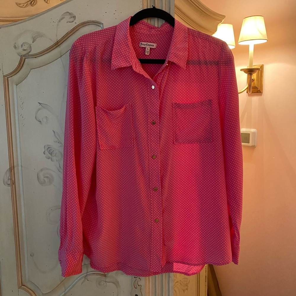Juicy Couture blouse, size xl